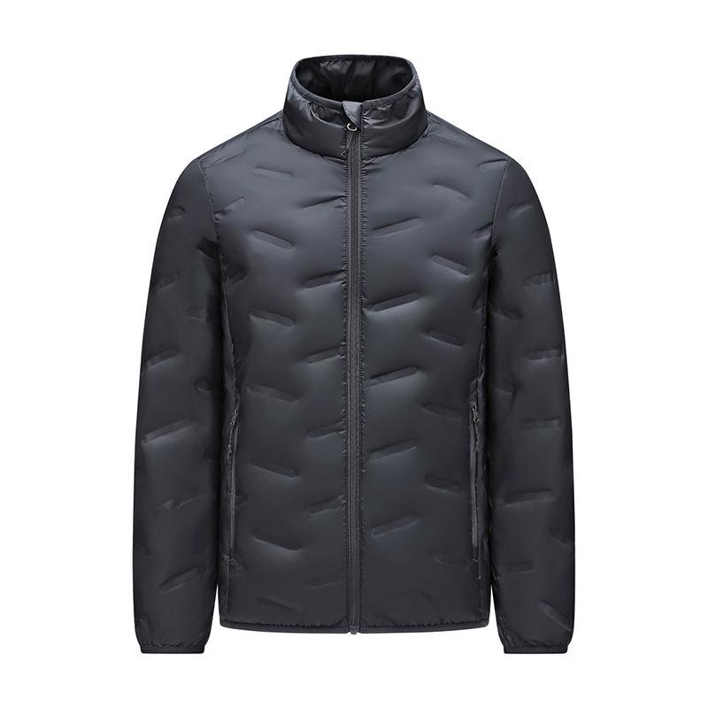 

2025 Lightweight Unisex Down Jacket: Stand Collar, Fashionable, Plus Size, Warm, for All Seasons 3XL