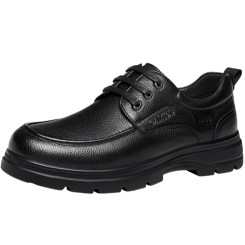 CAMEL Men s Elevated Leather Lace-up Business Casual Shoes EU 43