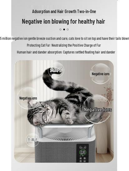 Pet Hair Absorbing Air Purifier with Free Shipping: Removes Cat and Dog Hair, Purifies Air