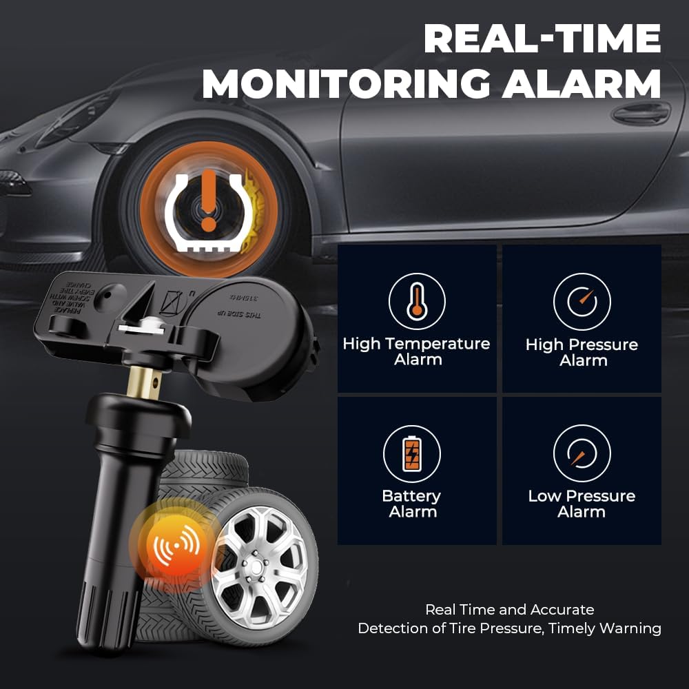 Ford TPMS Sensor, Tire Pressure Monitoring System Sensor Fit For Ford F150 F250 F350 F450 Expedition Focus Fusion Mustang, Lincoln MKZ MKS Replaces