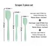 All-in-One Silicone Baking Spatula & Leveling Knife Set