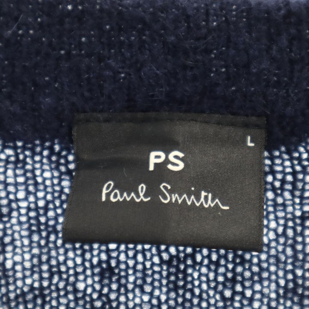 PS Paul Smith Long Sleeve Sweater L Navy System Knit Men's Used