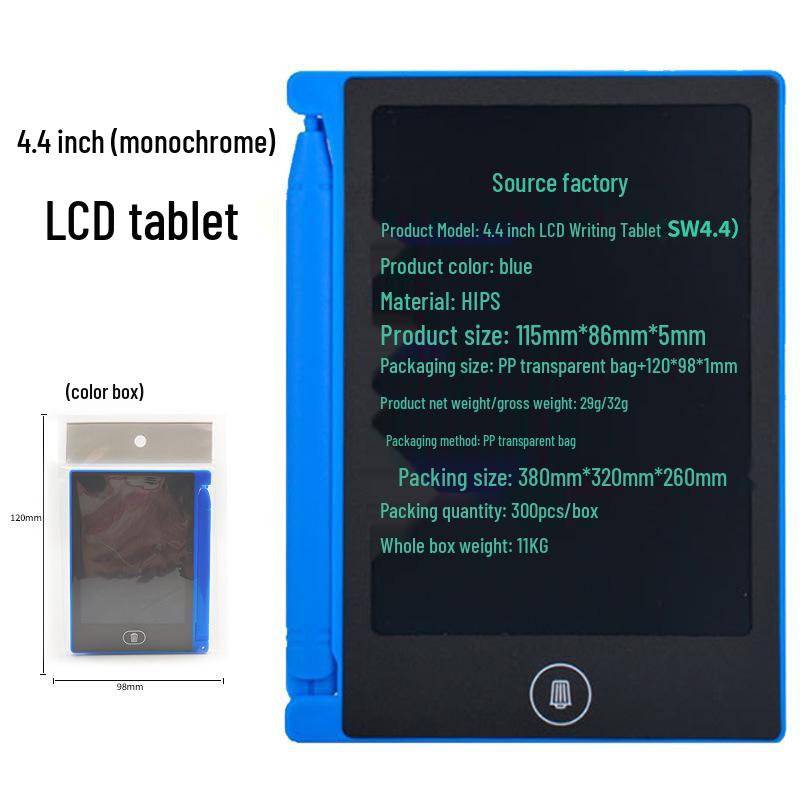 

ЖК-планшет для письма - 12 /10 /8,5 /4,4 Доска для письма и рисования для детей