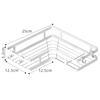 Bathroom Triangle Iron Shelf No Drill Metal Corner Shelf Kitchen Bathroom Accessories Storage Rack Shampoo Storage Rack