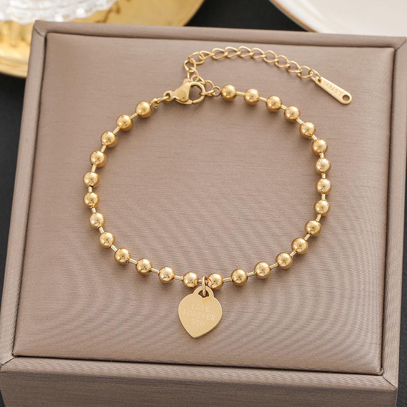 Women's Fashion Titanium Steel Bracelet: Elegant Japanese & Korean Design, Non-Fading Stainless Steel, Versatile Jewelry.