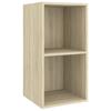 TV Wall Cabinets Set 4 Pcs Sonoma Oak Effect Particleboard