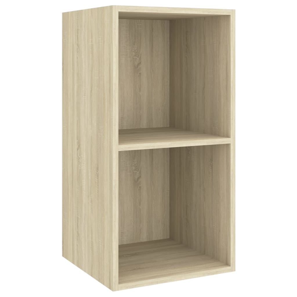 TV Wall Cabinets Set 4 Pcs Sonoma Oak Effect Particleboard