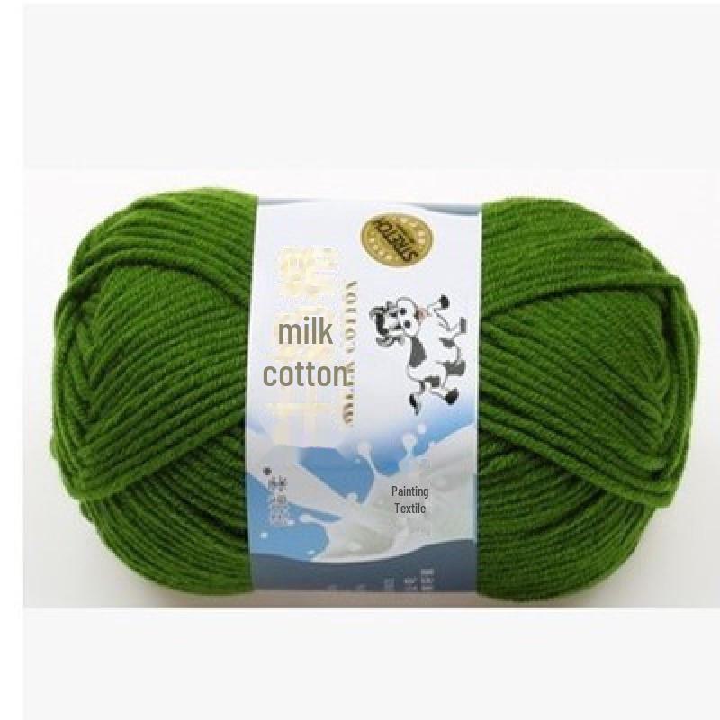 Milk Cotton Yarn Set for DIY Projects: Scarf, Crochet Slippers, Hand-Woven Bags