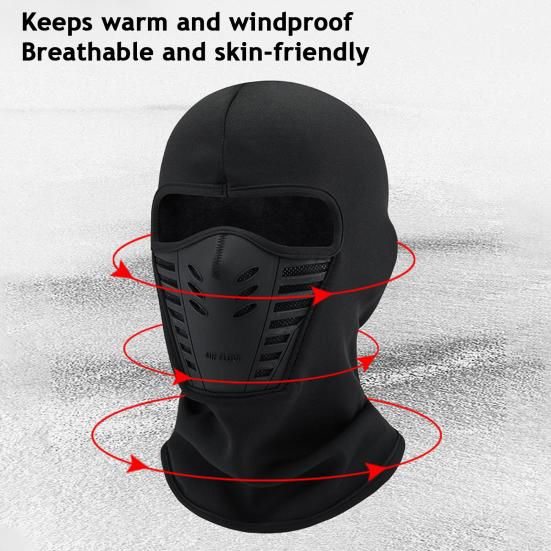 Lyžařská kukla Ochrana obličeje Pánská Dámská Venkovní Do chladného počasí Zimní Motocyklová Snowboardová Jízda na kole Větruodolná Termální Fleecová Ochrana obličeje Nákrčník
