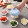 Mini Manual Garlic Press Portable Food Chopper  Food Vegetables Meat Grinder Kitchen Gadgets