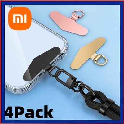 Xiaomi Ultra-dünnes Edelstahl-Metall-Handy-Lanyard Dichtungs-Patch Anti-Verlust Abnehmbare Handy-Seil Kartenclip-Schlaufe Aufhängeschnur Lasche