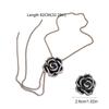 Zinc Zinc Alloy Rhinestone Brooch Silver Clavicle Chain Sweater Chain Women Long Necklace  Gift