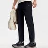 FILA Solid Color Mid-Rise Simple Fitness Straight Leg Casual Pants Men bottoms Deep-Black A11M411808F-BK