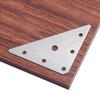 1Set (5 Triangle Codes 5Bag Screws) Stainless Steel Corner Code Triangle Connector Flat Angle Iron Fixed Lamination Accessories