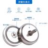 8 Powerful Neodymium Super 35kg Load Waterproof and 32mm 5mm Countersunk Round Neodymium Magnets for and Industrial Wall Mounting Magnets, Strong,