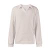 Men's Casual Collared Long-Sleeve Knit Base Layer Top