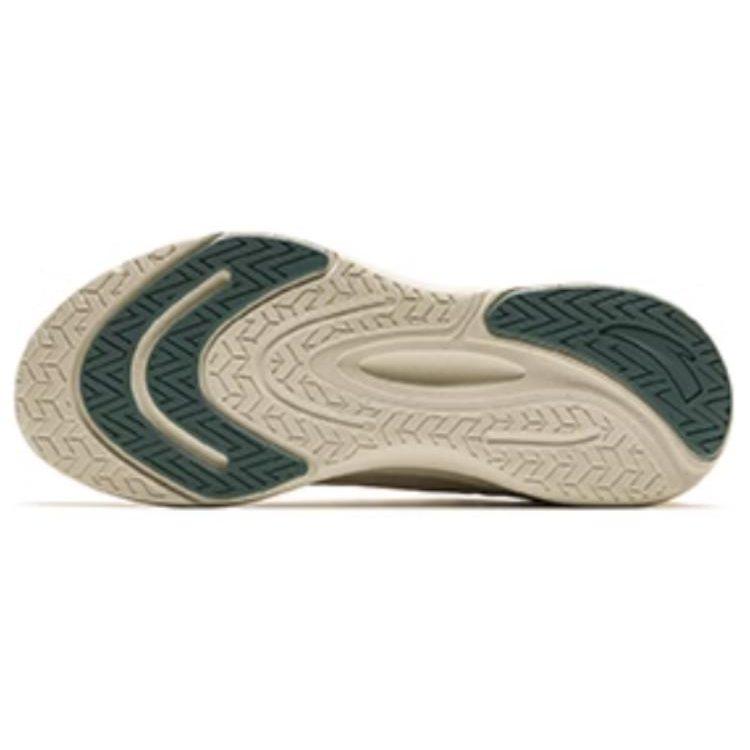 Anta Comfortable Cushioning Abrasion Resistant Cushioning, Wear Resistant Low Top Running Shoes Men's Ecru 912425576-1