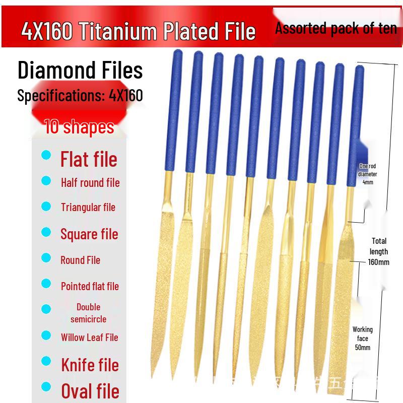 Handheld Diamond File for Aluminum Plate Removal