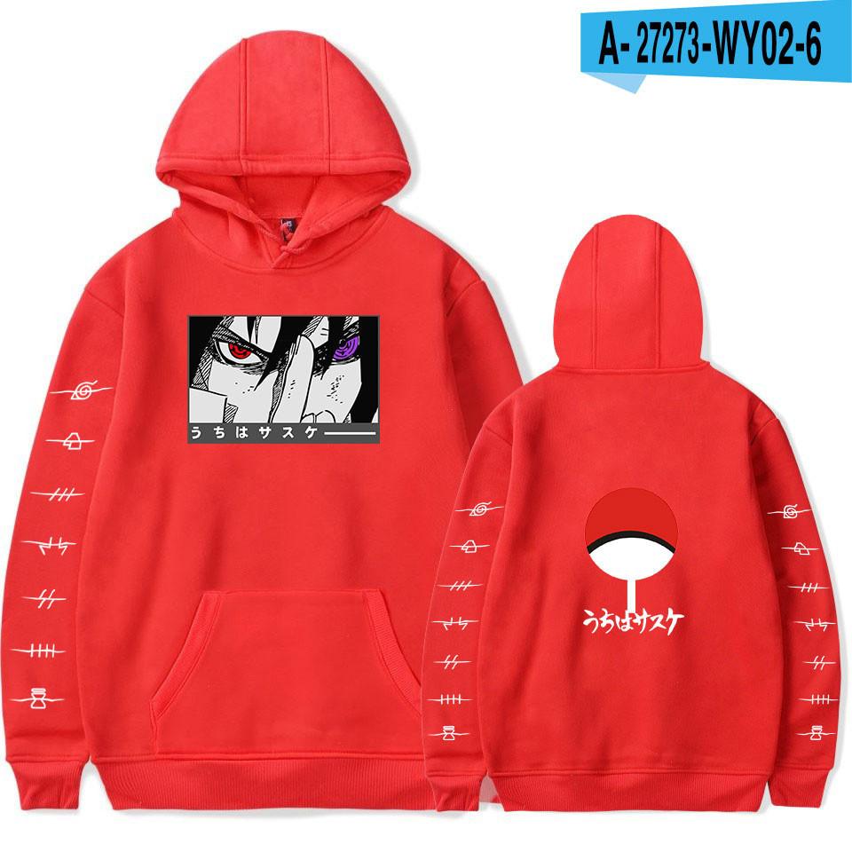 Japanese Anime Naruto Hoodies Men Kawaii Harajuku Manga Graphic Uchiha Itachi Sasuke Printed Streetwear Sweatshirts Unisex Pullovers Tops