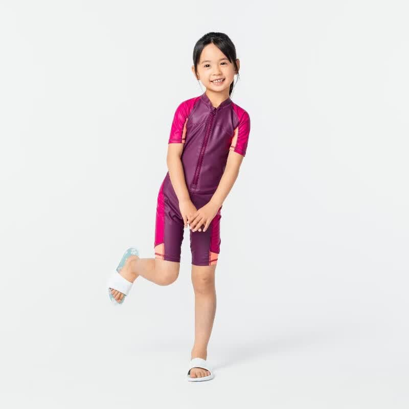 Decathlon Girls' Thermal One-Piece Swimsuit