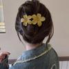 Solid Color Strong Grip Hair Clip Exquisite Anti-slip Elegant Flower Butterflies Decor Hairpin Hair Accessories