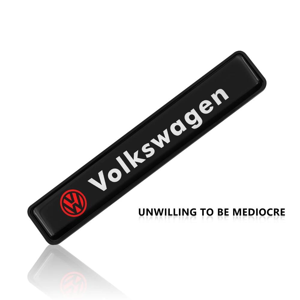 Car Front Grille Sticker Badge Head Grill Emblem LED Light Emblem For Volkswagen CC Polo Golf 4 5 6 7 MK7 MK5 MK4 MK6 Transporter