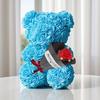Cute Bear Artificial Rose Flower with Gift Box Valentine's Day Gifts for Mom Wife Grandma Girlfriend Sister In Mother's Day Birthday Anniversary