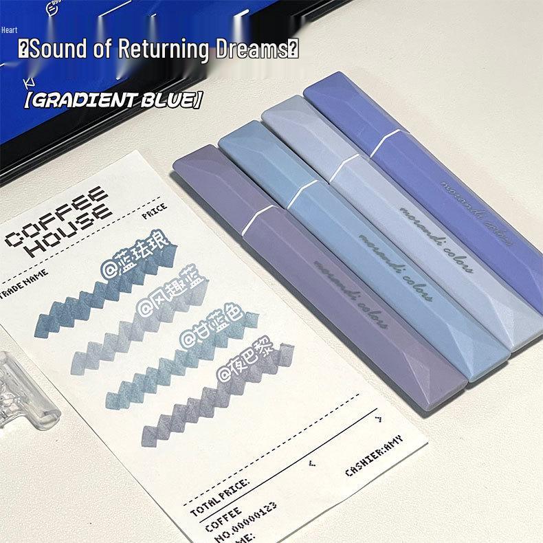 Gradient Highlighter Pen: Eye-Protective, Vibrant Colors for Students to Highlight Key Points and Take Notes