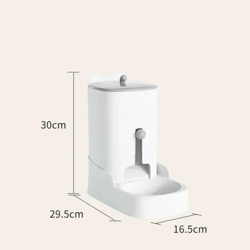 Dog Cat Water Fountain Large Capacity Pet Feeder Cat Food Bowl Gravity Food Feeder Gravity Water Fountain Cat Accessories