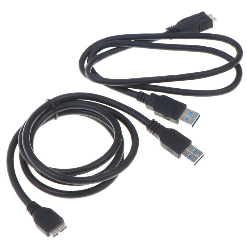 USB 3.0 A to Micro B External SSD Cable 5Gbps High Speed Data Transfer Cord for HDD Camera Mobile Storage Daily Use