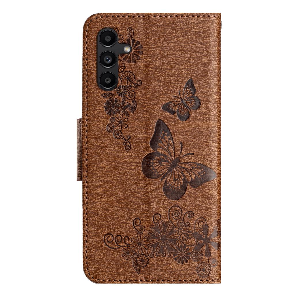 For Samsung Galaxy A16 5G/A16 4G Case Butterflies Flower Leather Wallet Flip Phone Cover