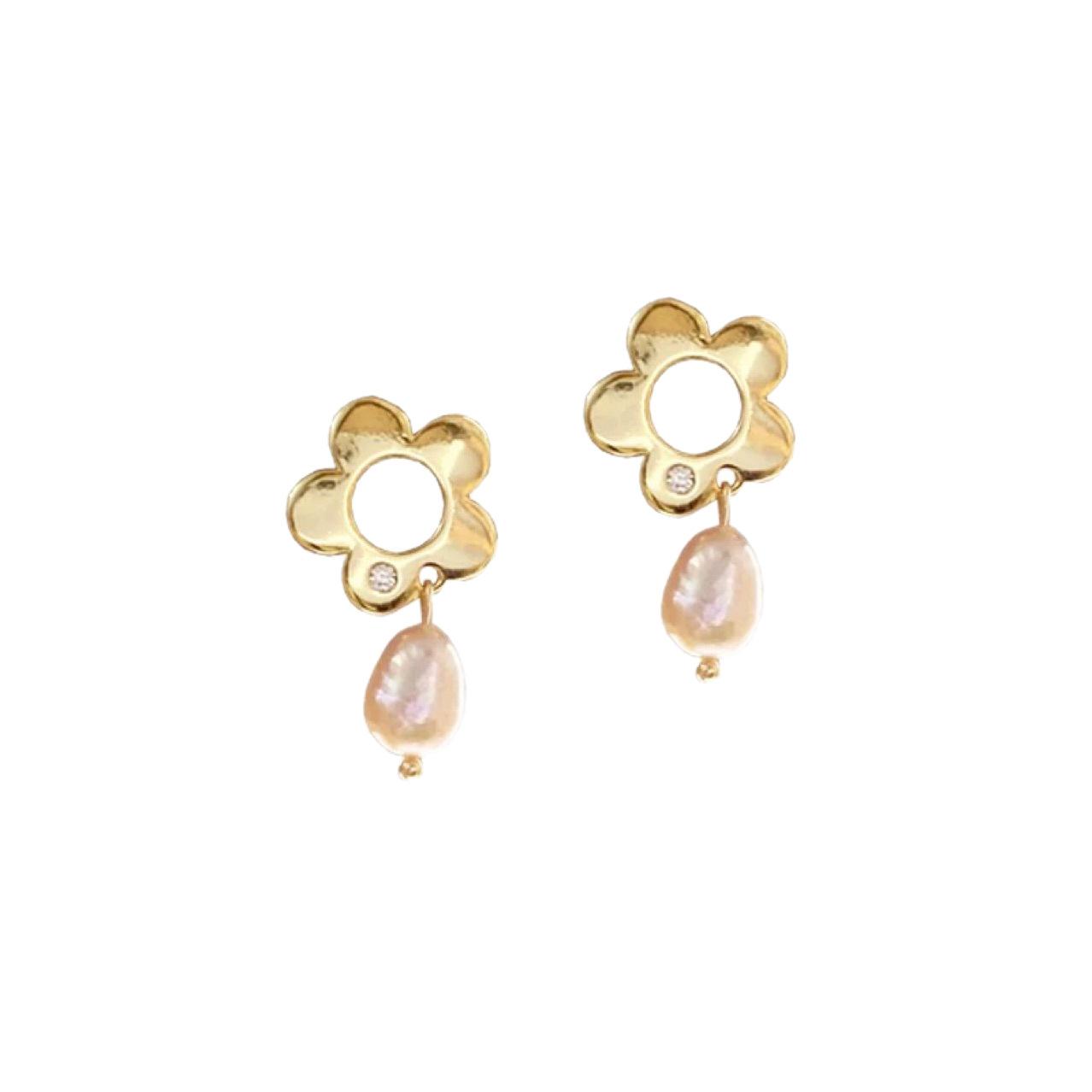 Xiaohua s new natural purple baroque pearl stud earrings for women ins light luxury niche design sense s925 silver needle Silver needle