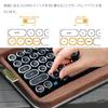 Aias Retro Keyboard PENNA RED Typewriter-Style