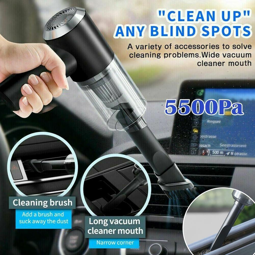 Aspirateur de voiture Aspirateur portable de petite taille pour véhicules polyvalents Petite pompe domestique Aspirateur de voiture à main