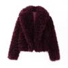ZA Womens Thick Faux Fur Coat Winter Warm Fluffy Jacket Daily Wear