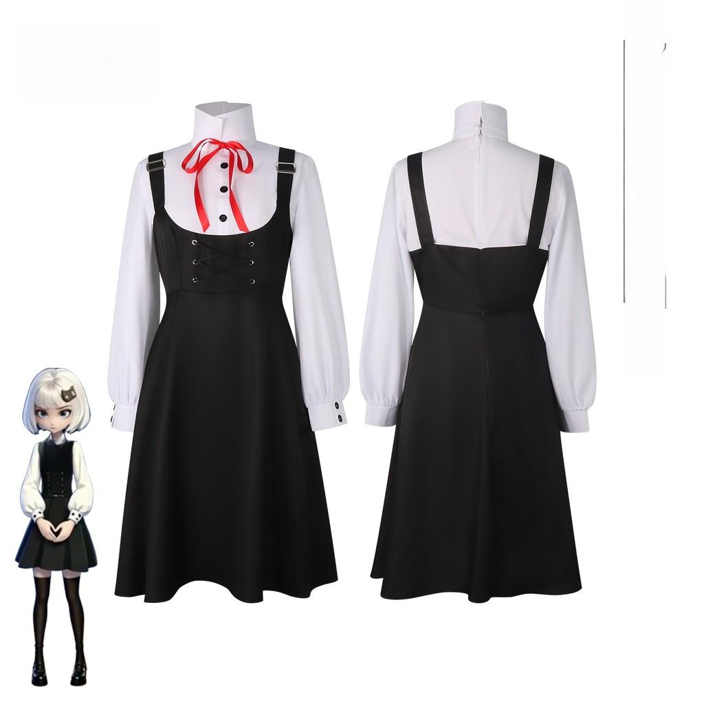 Supernatural Action Team Mia Cosplay Dress With Polyester Fabric For Anime Game Role Play
