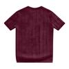 Neuer Herren-Strickpullover mit kurzen Ärmeln, Hochwertiges vertikal gestreiftes T-Shirt-Top für Herren mit hohem Halsausschnitt