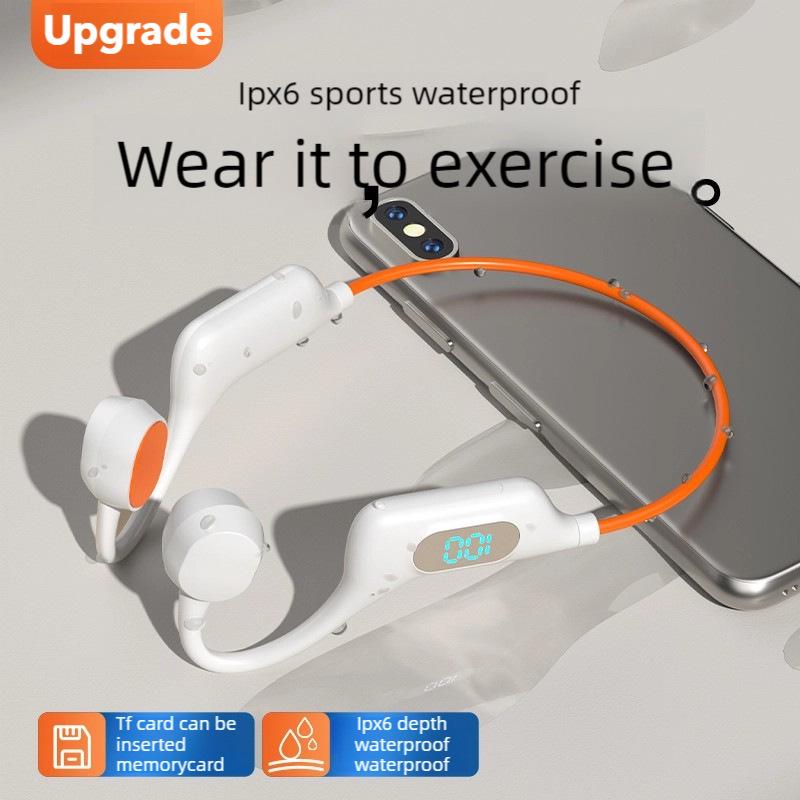 Wireless In-Ear Bluetooth Sports Headphones with Ear-Hook and Card Slot, Universal Stereo Sound.