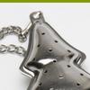 1pc Christmas Tree Tea Filter Stainless Steel Tea Leak Creative Christmas Party Tea Strainers Herb Spice Filter Kitchen Gadgets