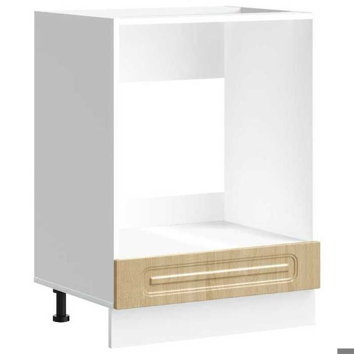 VidaXL Armoire à four Kalmar chêne sonoma bois d'ingénierie, unité de four, armoire de four de cuisine, unité de base de 853520
