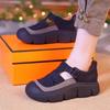 Sandals Women's New Summer Toe Sandals with Soft Sole Comfortable and Non Slip, Perforated Breathable Thick Soled Casual Sandals