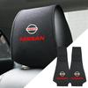 Auto Logo Sitzlehne Kopfstütze Abdeckung Kissen Handtuch für Nissan X-trail Qashqai Note Juke Sentra Patrol Navara Micra Leaf Almera