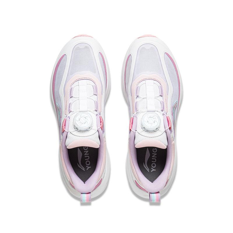 Li Ning Kids Comfortable Versatile Physical Test Shock Absorption Rebound Low-Top Running Shoes Men Running Shoes YKFV060-2