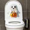 Halloween Cartoon Candy Pumpkin Toilet Sticker, Bathroom And Home Decoration Wall Sticker
