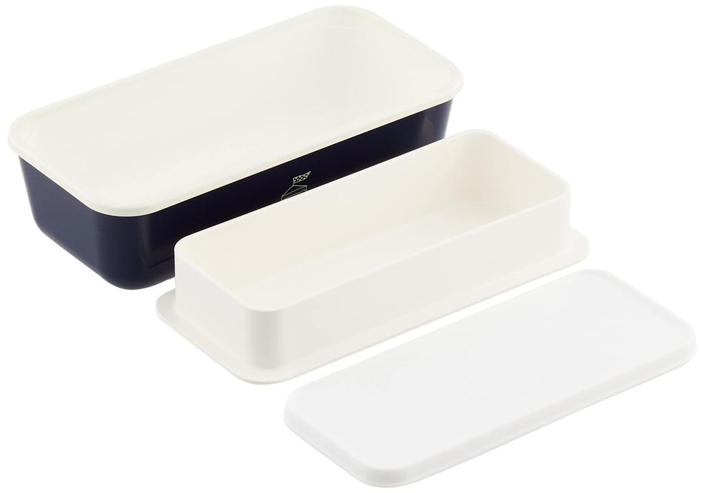 Masakazu Showa PARIS Bento Long Rectangular EM de Paris Navy Microwave and Dishwasher Bottom Tier Tier Suitable for Men and Made in Product Number