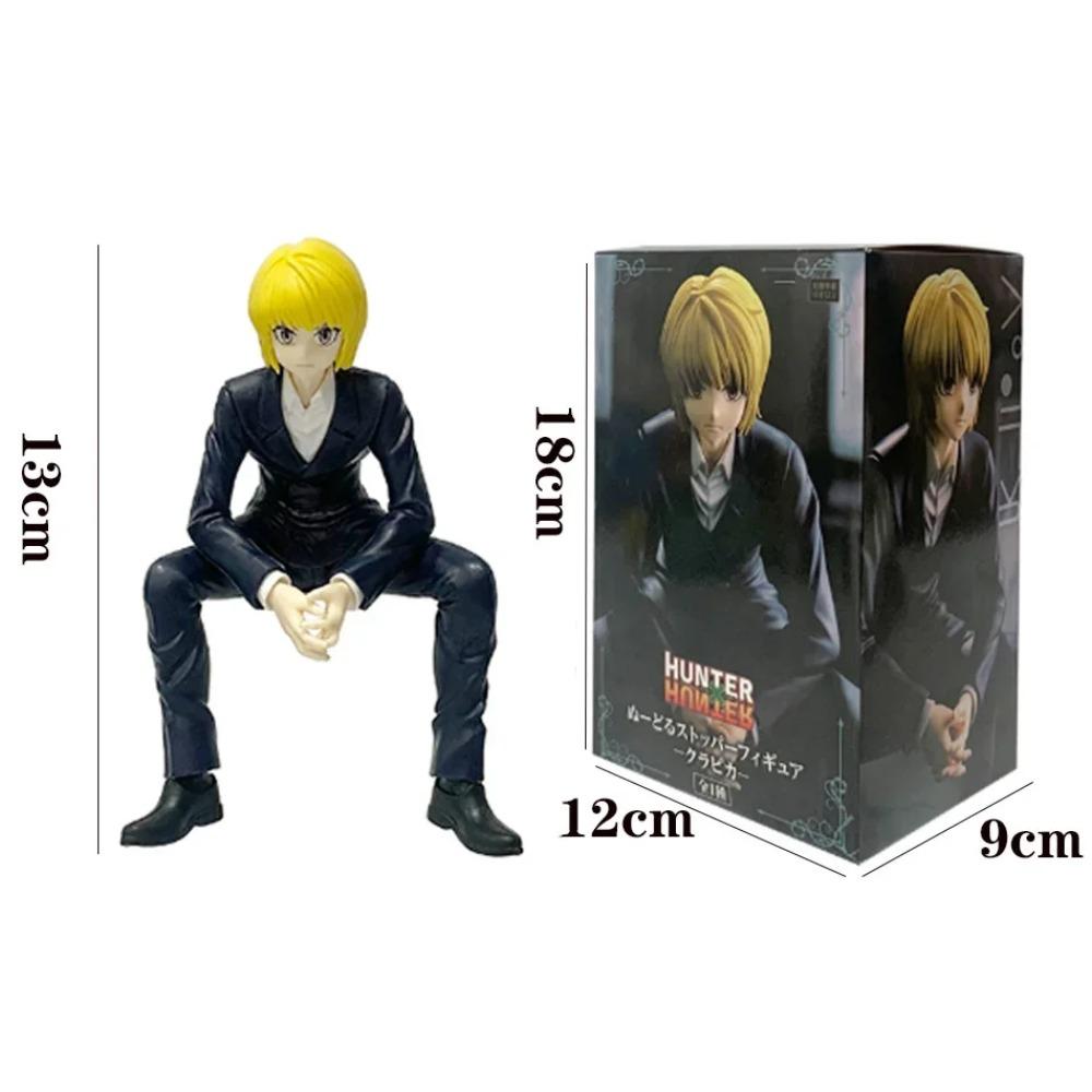 11.5-14cm Hunter×Hunter Anime Figure Kurapika Action Figure Chrollo Illumi Hisoka Figurine Collection Noodle Stopper Model Toys