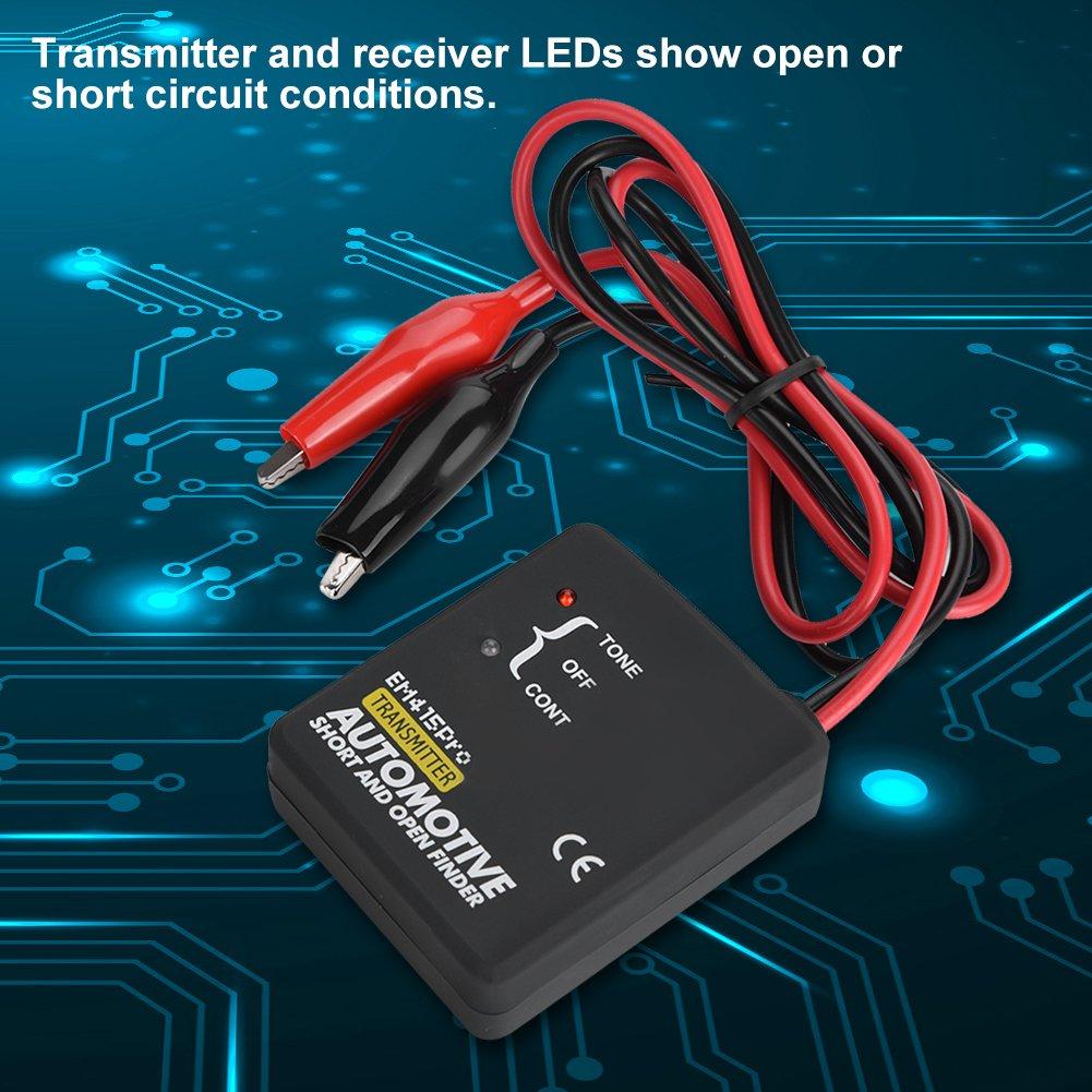 Ejoyous Automotive Short Circuit Finder, Car Wire Short Finder EM415PRO DC 6‑42V Open Short Circuit Finder Tester, Cable Wire Tracker Car Repair