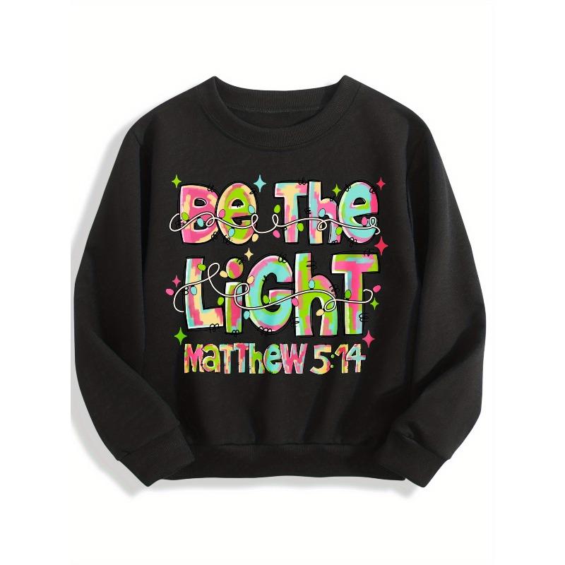 Kids Crewneck Sweatshirt,Creative Print 110