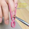 20pcs Nail Polish Protective Clips That Are Spill-Proof, Including Clamps, Acrylic Gel Extension Stickers, Mold Clips, and Tools for French Nails.