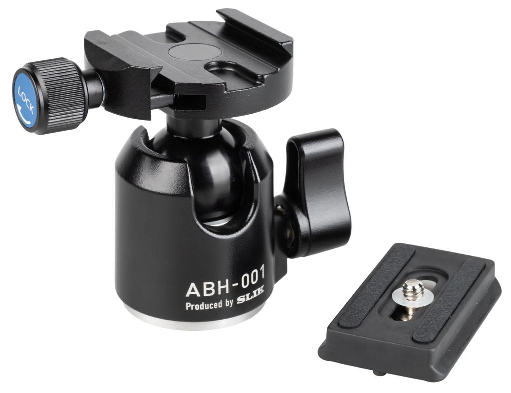 Slik Compatible Tripod 90mm Quick Shoe Compatible with Made in Product Number 206966 ABH-001 Arca-Swiss Head, Height, Type, U1/4 & U3/8 Tripods,